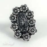 Plain & Oxidized Virgin Ring Mexican Sterling Silver